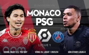 Nhận định, soi kèo AS Monaco vs PSG ngày 02/03/2024